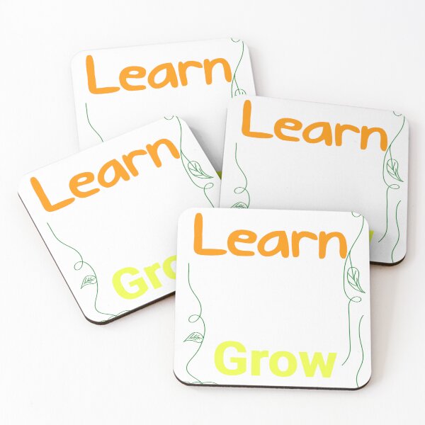 Item preview, Learn, Earn, Grow designed and sold by MMM Designs.