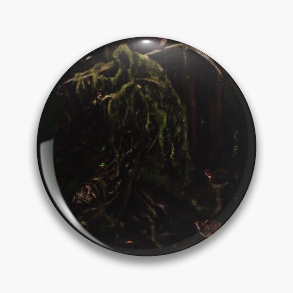 Item preview, Dark Fantasy Aesthetic Final Resting Place Gothic Forest Watercolor designed and sold by Monica Laipple.