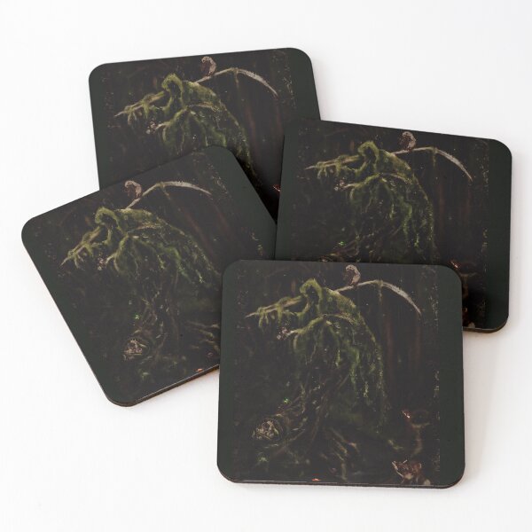 Item preview, Dark Fantasy Aesthetic Final Resting Place Gothic Forest Watercolor designed and sold by Monica Laipple.