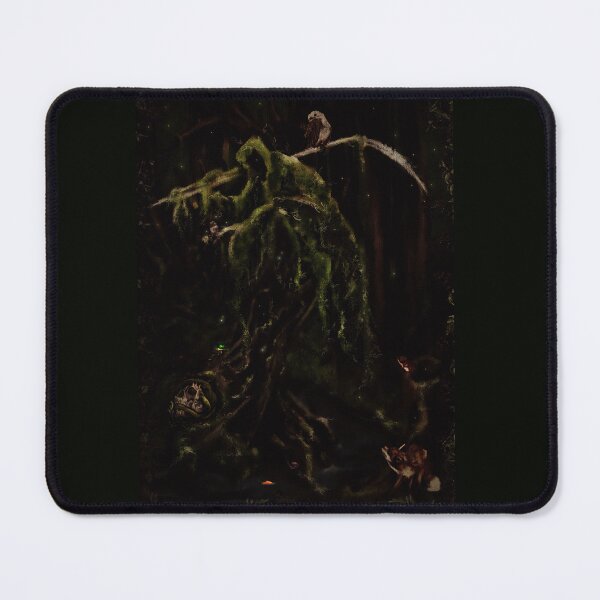 Item preview, Dark Fantasy Aesthetic Final Resting Place Gothic Forest Watercolor designed and sold by Monica Laipple.