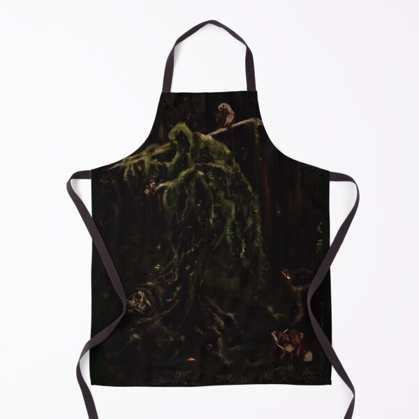 Item preview, Dark Fantasy Aesthetic Final Resting Place Gothic Forest Watercolor designed and sold by Monica Laipple.