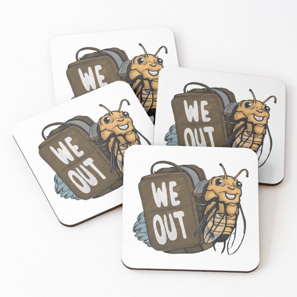 Item preview, Funny Cicada We Out Cute Cicada Brood Shirt designed and sold by first-shirt ⭐ ⭐ ⭐ ⭐ ⭐.