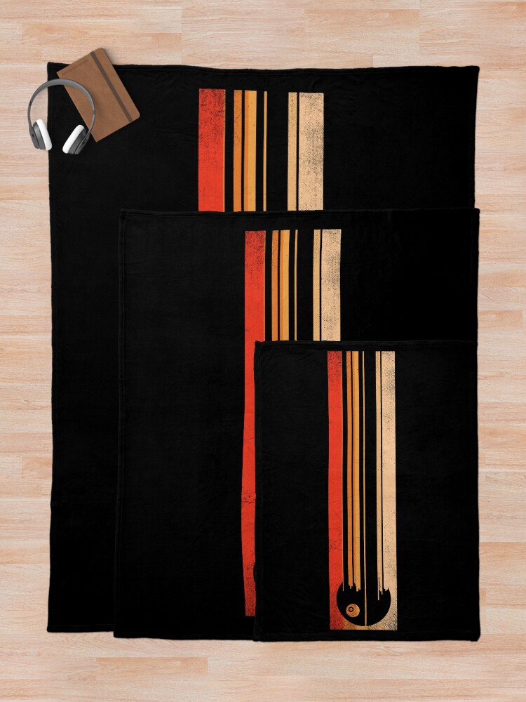 Thumbnail 5 of 6, Throw Blanket, Retro Death Star designed and sold by therocketman.
