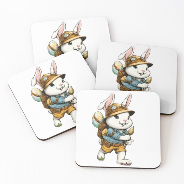 Item preview, rabbit mountaineer  Easter Funny animals  designed and sold by Expressions-Sel.