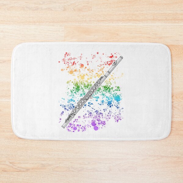 Item preview, Flute Rainbow Colours Flutist Woodwind Musician designed and sold by doodlerob.