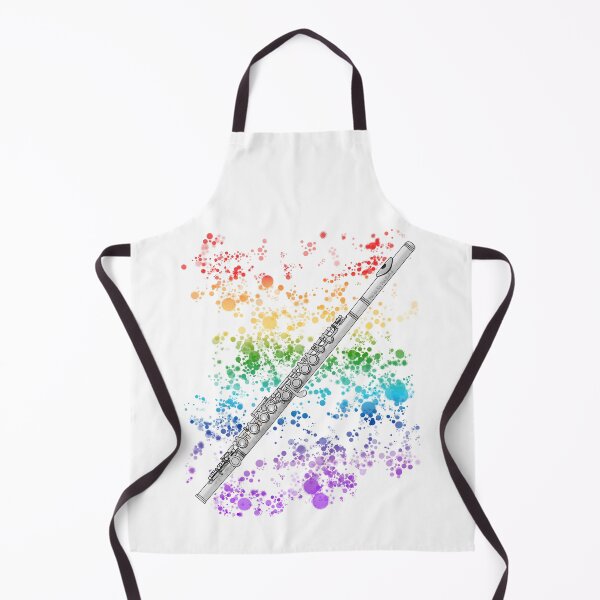 Item preview, Flute Rainbow Colours Flutist Woodwind Musician designed and sold by doodlerob.