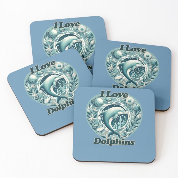 Item preview, I Love Dolphins  designed and sold by FrictionMaxxing.