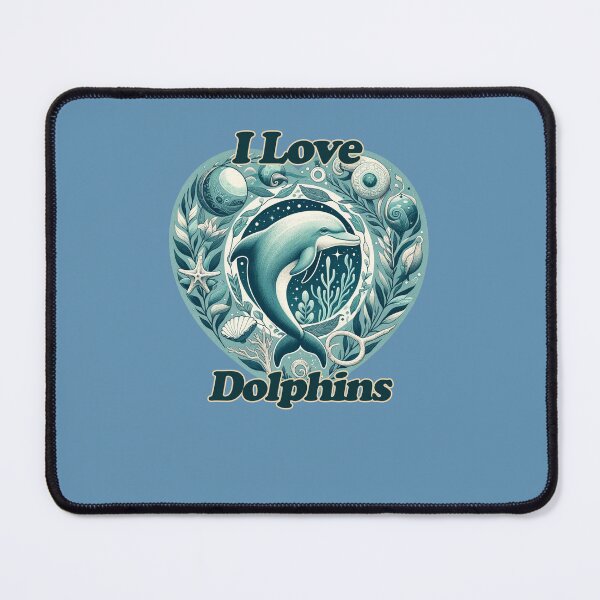 Item preview, I Love Dolphins designed and sold by FrictionMaxxing.