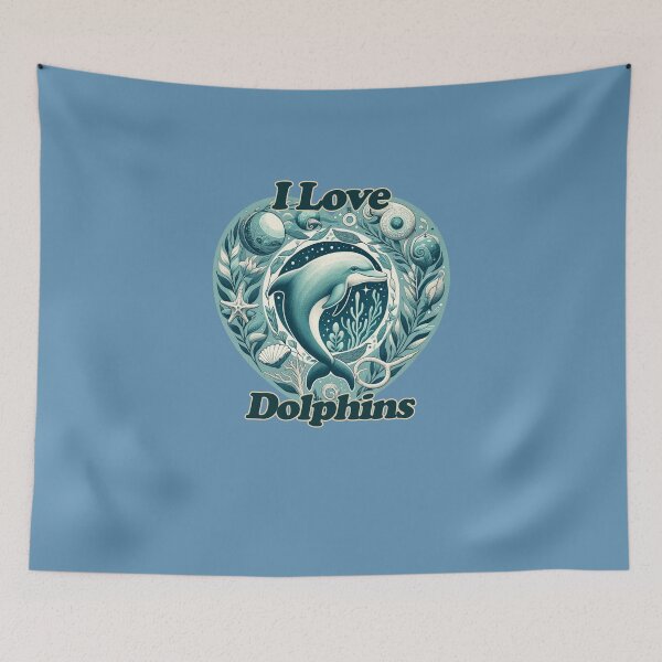 Item preview, I Love Dolphins  designed and sold by FrictionMaxxing.
