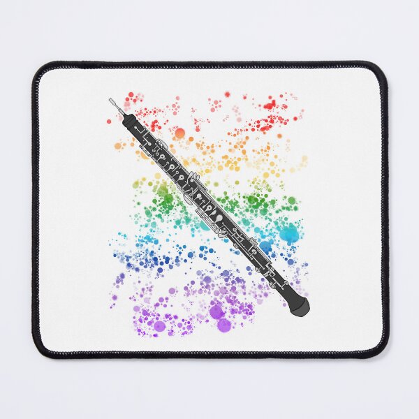 Item preview, Oboe Rainbow Colours Oboist Woodwind Musician designed and sold by doodlerob.