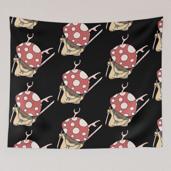 Item preview, Mushroom Samurai Cute Cartoon (RED) designed and sold by kikoeart.
