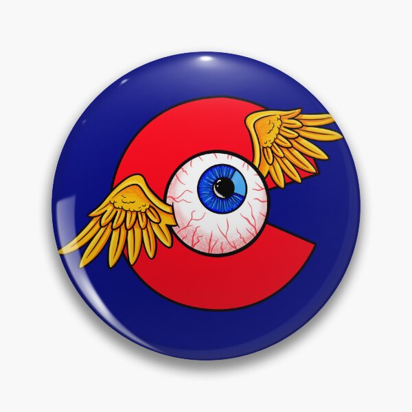 Item preview, Colorado C Flying Eyeball designed and sold by CattGDesigns.