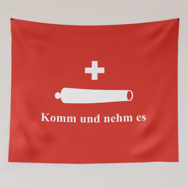Item preview, Swiss Cross National CATI Flag 1 (Schweizer Kreuz Nationalflagge „Komm und nimm es“.) designed and sold by JonathanR1994.