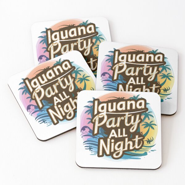 Item preview, Iguana Party all Night designed and sold by IWANNAIGUANA.