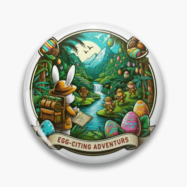 Item preview,  rabbit mountaineer adventure Easter Funny animals  designed and sold by Expressions-Sel.