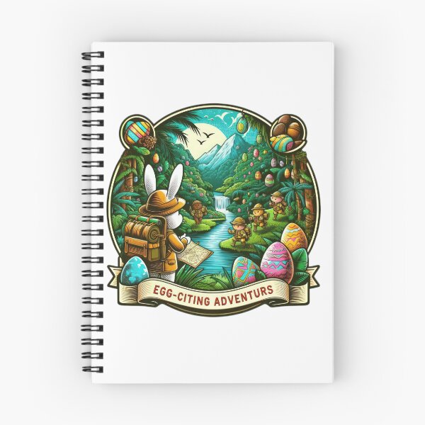 Item preview,  rabbit mountaineer adventure Easter Funny animals  designed and sold by Expressions-Sel.