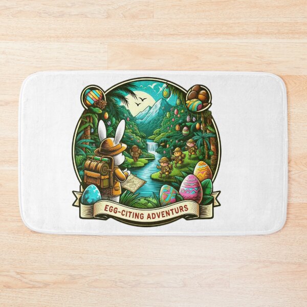 Item preview,  rabbit mountaineer adventure Easter Funny animals  designed and sold by Expressions-Sel.