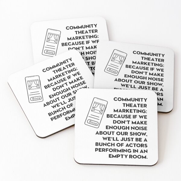 Item preview, Theater Humor - For the Marketers designed and sold by TheatrGigleGear.