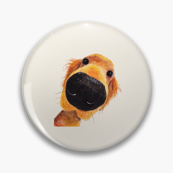 Item preview, Labrador / Golden Retriever PRiNT ' CuRiouS NoSeY DoG RaY ' BY SHiRLeY MacARTHuR designed and sold by Shirley MacArthur Art.