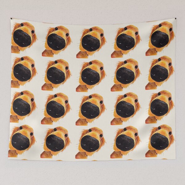 Item preview, Labrador / Golden Retriever PRiNT ' CuRiouS NoSeY DoG RaY ' BY SHiRLeY MacARTHuR designed and sold by Shirley MacArthur Art.
