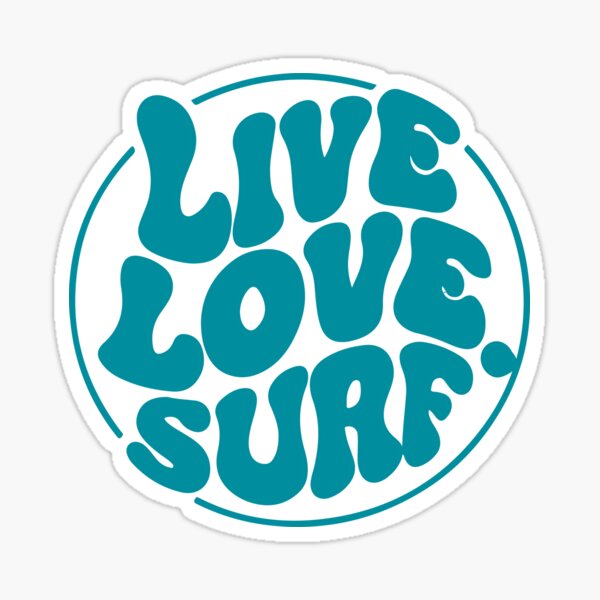 Vista previa del artículo con la obra «Vivir el amor surf», diseñado y vendido por Timegraf.
