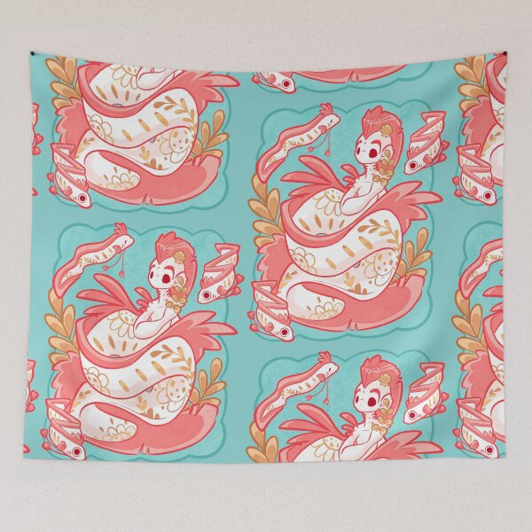 Item preview, Giant Oarfish Mermaid Illustration designed and sold by evybenita.