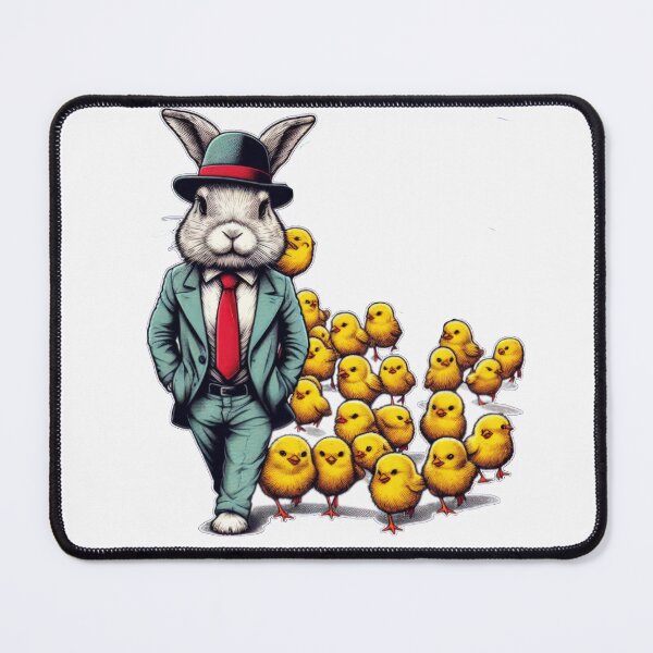 Item preview, official rabbit with chicks Easter Funny animals  designed and sold by Expressions-Sel.