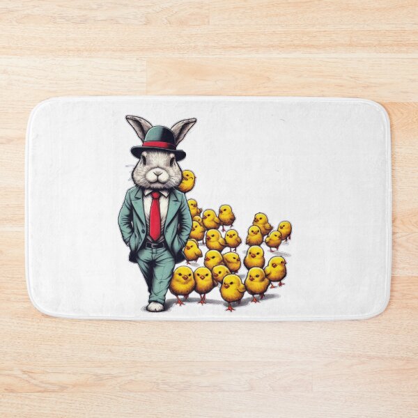 Item preview, official rabbit with chicks Easter Funny animals  designed and sold by Expressions-Sel.