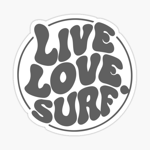 Vista previa del artículo con la obra «Vivir el amor surf», diseñado y vendido por Timegraf.