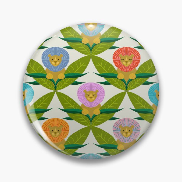Item preview, Lions Jungle Pattern designed and sold by marialindemann.