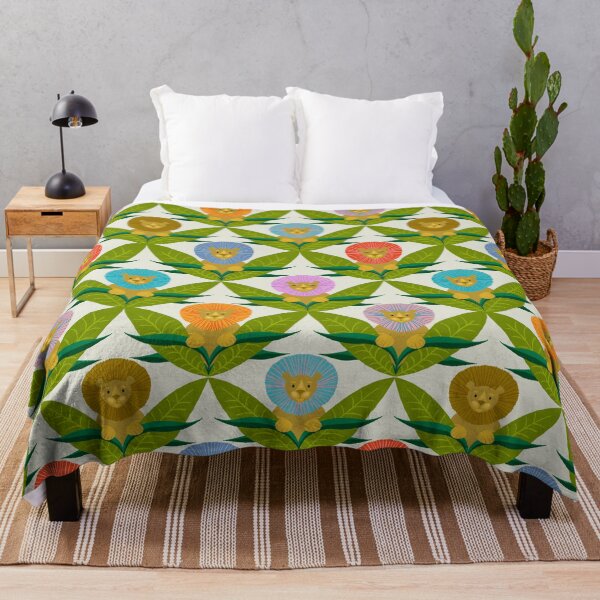 Item preview, Lions Jungle Pattern designed and sold by marialindemann.