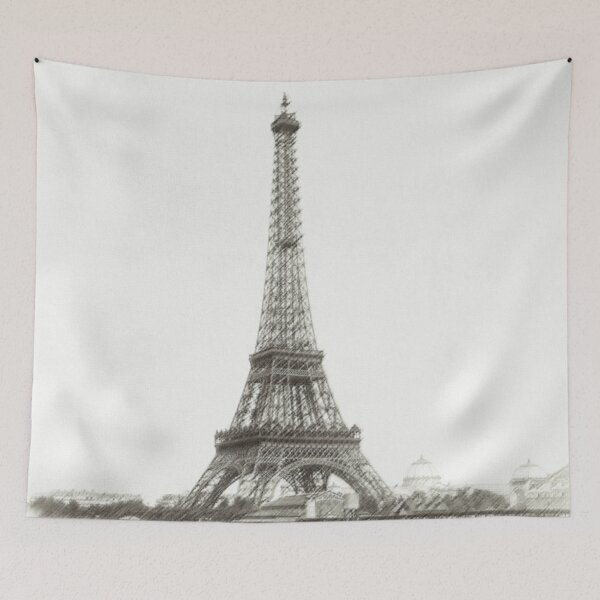 Item preview, Eiffel Tower in Black and White designed and sold by Revulet.