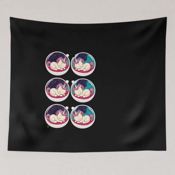 Item preview, Unicorn sticker set designed and sold by DZ-Merch.