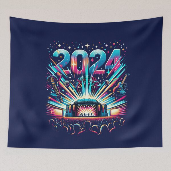 Item preview, Electrifying 2024 Music Festival: A Neon Celebration of Sound designed and sold by leyfinder.