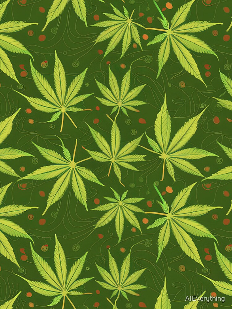 Thumbnail 5 of 5, iPhone Case, Marijuana pattern designed and sold by AIEverything.