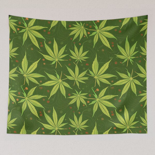 Item preview, Marijuana pattern designed and sold by AIEverything.