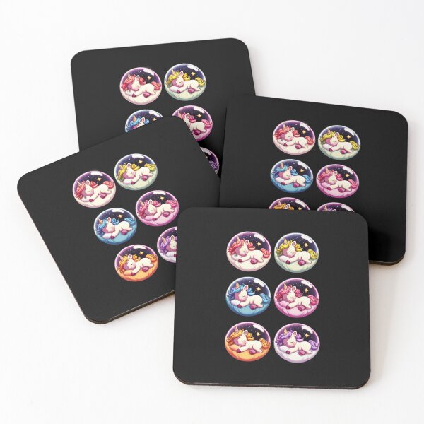 Item preview, Unicorn sticker set designed and sold by DZ-Merch.