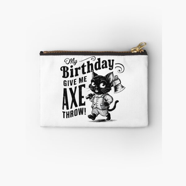 Item preview, It's My Birthday Funny Axe Throwing cat Lover Funny Axe Throwing Lover Famer Party designed and sold by FurRealStudioCo.