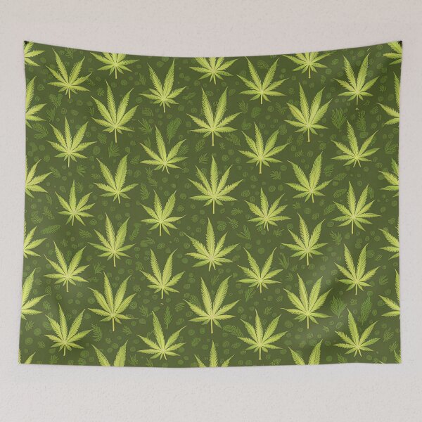 Item preview, Marijuana pattern designed and sold by AIEverything.