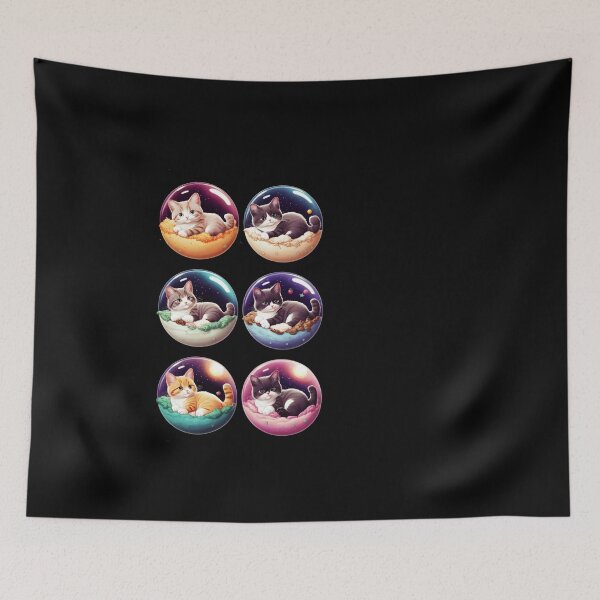 Item preview, Cat sticker set - Cute cats designed and sold by DZ-Merch.