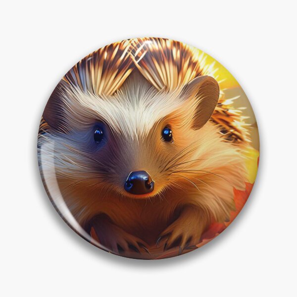 Item preview, Hedgehog Amongst Autumn Leaves designed and sold by ellenmpics.