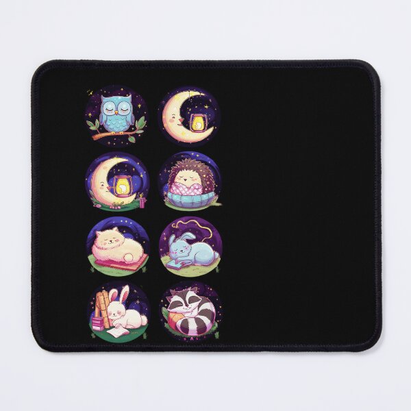 Item preview, Sleeping animals of the forest - sticker set designed and sold by DZ-Merch.