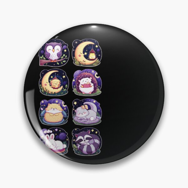 Item preview, Sleeping animals of the forest - sticker set designed and sold by DZ-Merch.