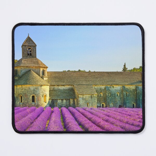 Item preview, Abbey of Senanque and blooming lavender flowers. France designed and sold by Stefano Orazzini.
