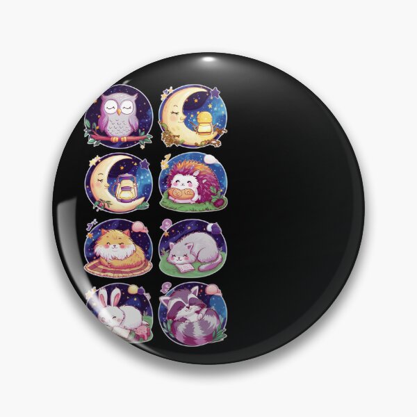 Item preview, Sleeping animals of the forest - sticker set designed and sold by DZ-Merch.