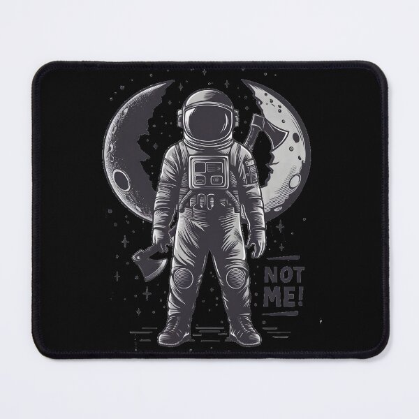 Item preview, astronaut destroy moon Funny Axe Throwing Lover designed and sold by FurRealStudioCo.