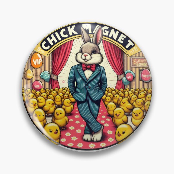 Item preview, Vip chicks мagnet Easter Funny animals  designed and sold by Expressions-Sel.