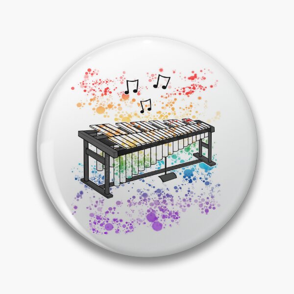 Item preview, Vibraphone Rainbow Colours Vibraphonist Percussion Musician designed and sold by doodlerob.