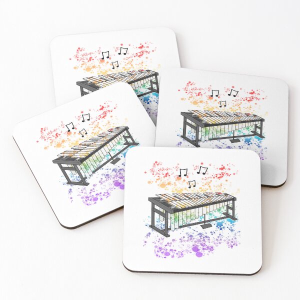 Item preview, Vibraphone Rainbow Colours Vibraphonist Percussion Musician designed and sold by doodlerob.