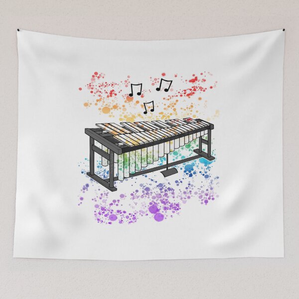 Item preview, Vibraphone Rainbow Colours Vibraphonist Percussion Musician designed and sold by doodlerob.
